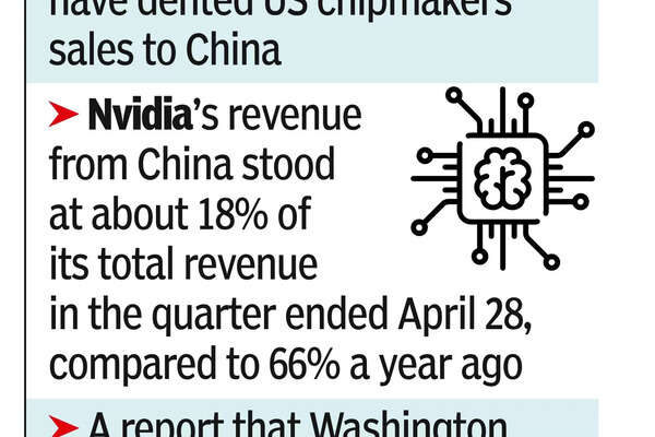 US chip cos slip on fears of tighter curbs on China