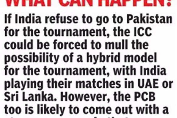 Champions Trophy: It’s India vs Pakistan again, this time in boardroom | Cricket News