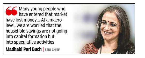 Speculative Activities: Household Savings Diverted to Speculative F&O Bets: Sebi Chief Warns of Economic Impact | India Business News Speculative Activities: Household Savings Diverted to Speculative F&O Bets: Sebi Chief Warns of Economic Impact | India Business News