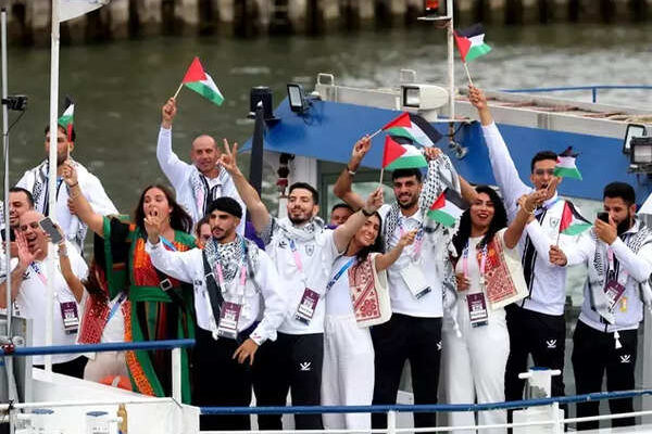 Paris Olympics: Palestinian boxer wears shirt depicting bombed children in Gaza