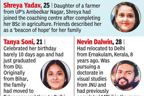 Coaching centre CEO, aide held day after student deaths | India News