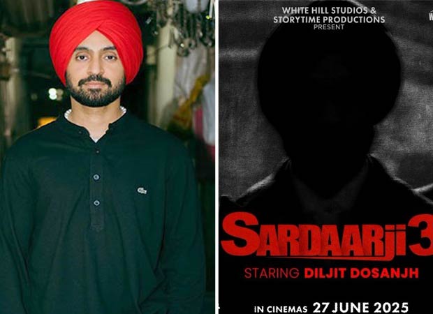 Diljit Dosanjh announces Sardaarji 3, third installment in hit horror-comedy franchise set to release on June 27, 2025 : Bollywood News Diljit Dosanjh announces Sardaarji 3, third installment in hit horror-comedy franchise set to release on June 27, 2025 : Bollywood News