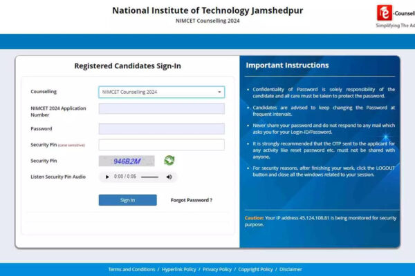 NIMCET 2024 Round 2 Cut-Off Released at nimcet.admissions.nic.in: Download Here