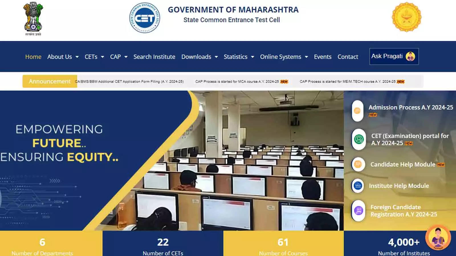 MAH MCA CET 2024 Counselling Registration Deadline Extended, Apply Now Till July 21st