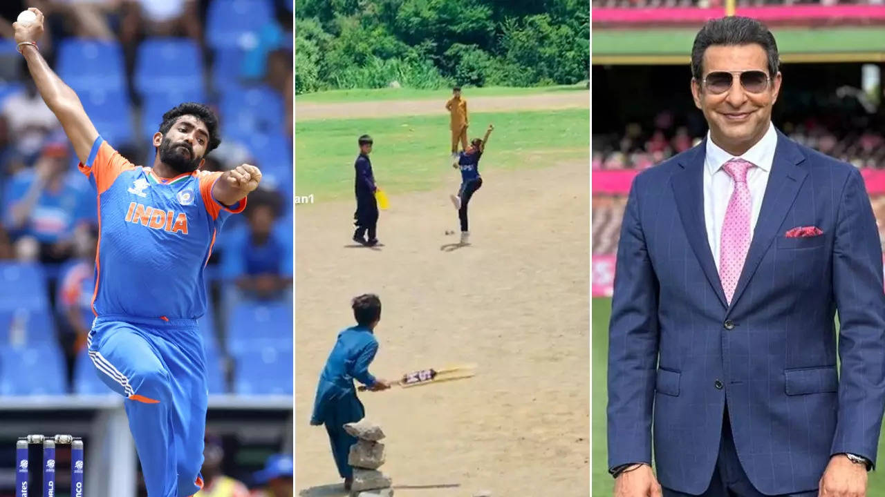 ‘Wah jee wah, look at that control … ‘: Wasim Akram in awe of young Pakistani kid imitating Jasprit Bumrah | Cricket News ‘Wah jee wah, look at that control … ‘: Wasim Akram in awe of young Pakistani kid imitating Jasprit Bumrah | Cricket News