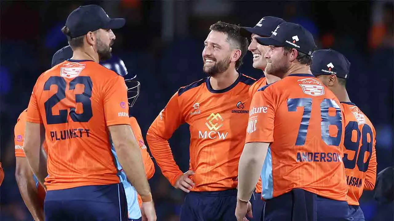 MLC 2024: San Francisco Unicorns beat MI New York to reach playoffs | Cricket News MLC 2024: San Francisco Unicorns beat MI New York to reach playoffs | Cricket News