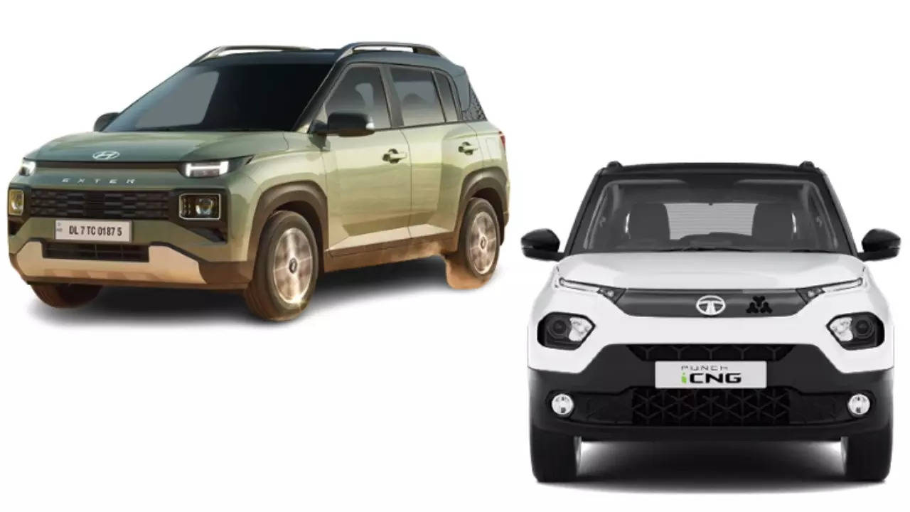 Hyundai Exter Hy-CNG Duo vs Tata Punch iCNG comparison: Engine specs, mileage, price and more Hyundai Exter Hy-CNG Duo vs Tata Punch iCNG comparison: Engine specs, mileage, price and more