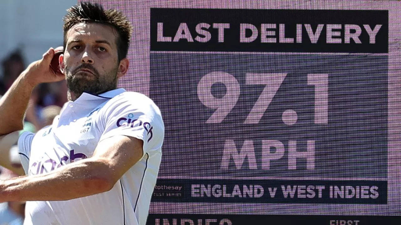 Mark Wood bowls fastest Test over by England pacer at home, clocks 156.26 kmph speed | Cricket News Mark Wood bowls fastest Test over by England pacer at home, clocks 156.26 kmph speed | Cricket News