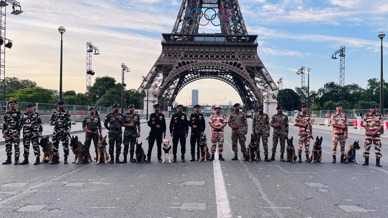 Watch: Indian special forces’ canine squad part of Paris Olympics security – a historic first for India’s CAPF | Paris Olympics 2024 News Watch: Indian special forces’ canine squad part of Paris Olympics security – a historic first for India’s CAPF | Paris Olympics 2024 News