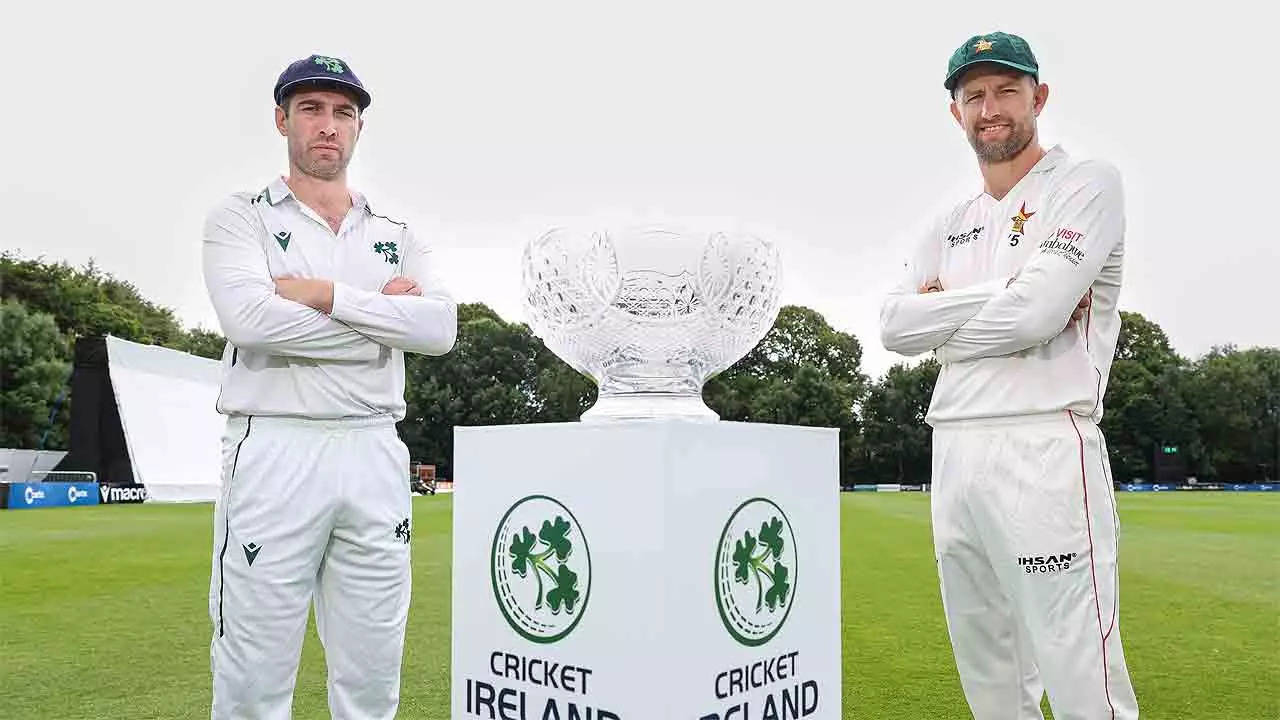 Zimbabwe 30/0 in 8.1 Overs | Ireland vs Zimbabwe Live Score: One-off Test, Day 1 Zimbabwe 30/0 in 8.1 Overs | Ireland vs Zimbabwe Live Score: One-off Test, Day 1