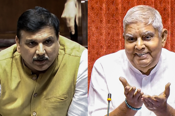 ‘Increase jail budget, you will be next’, says AAP’s Sanjay Singh; Dhankhar calls appeal ’emotional’ | India News