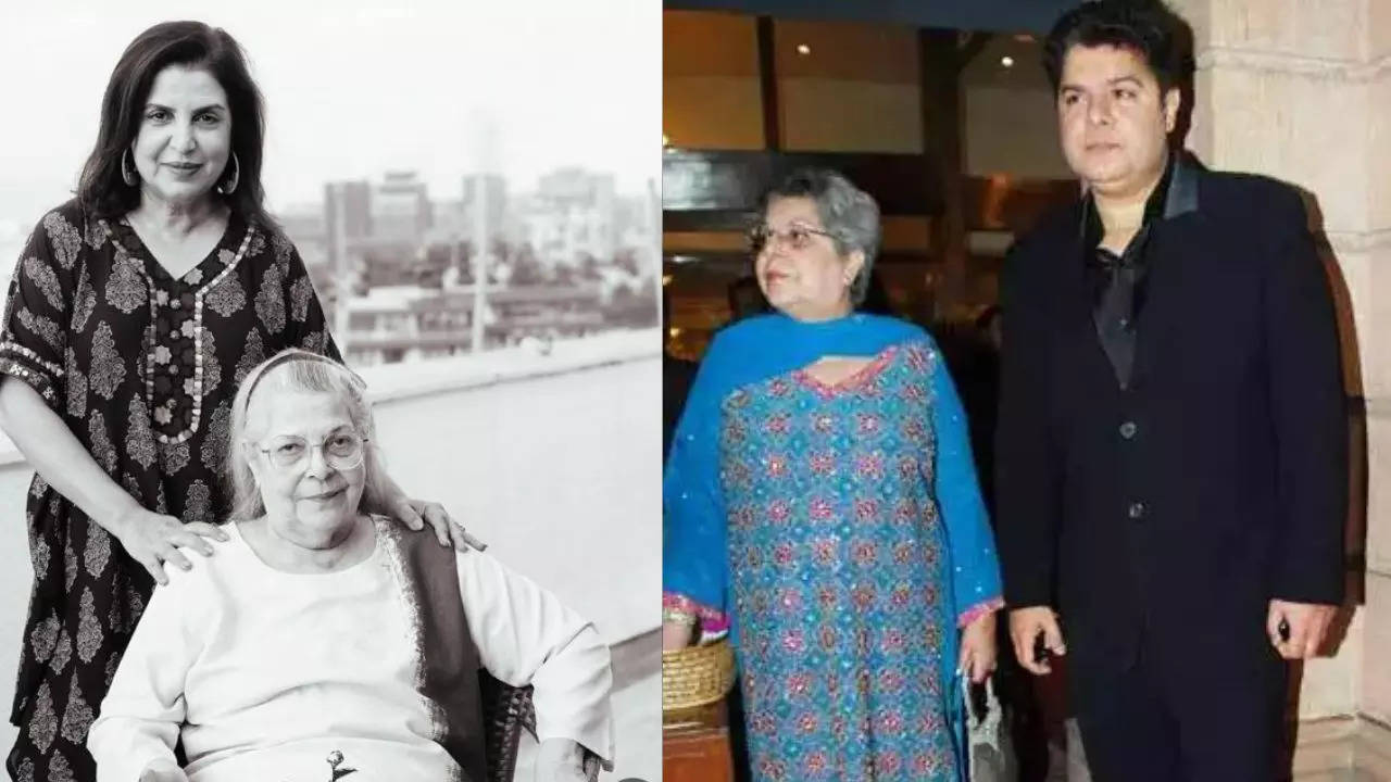 Farah Khan Mother Death News: Menaka Irani, mother of Farah and Sajid Khan, passes away just weeks after celebrating 79th birthday | Farah Khan Mother Death News: Menaka Irani, mother of Farah and Sajid Khan, passes away just weeks after celebrating 79th birthday |