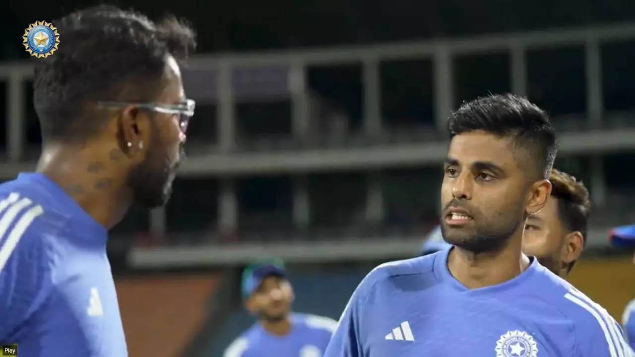 Watch: Suryakumar Yadav, Hardik Pandya’s priceless connect over unique fielding drill | Cricket News Watch: Suryakumar Yadav, Hardik Pandya’s priceless connect over unique fielding drill | Cricket News
