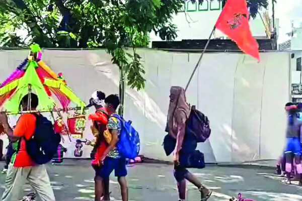 Mosques and mazars on kanwar route in Haridwar ‘covered up’ | India News