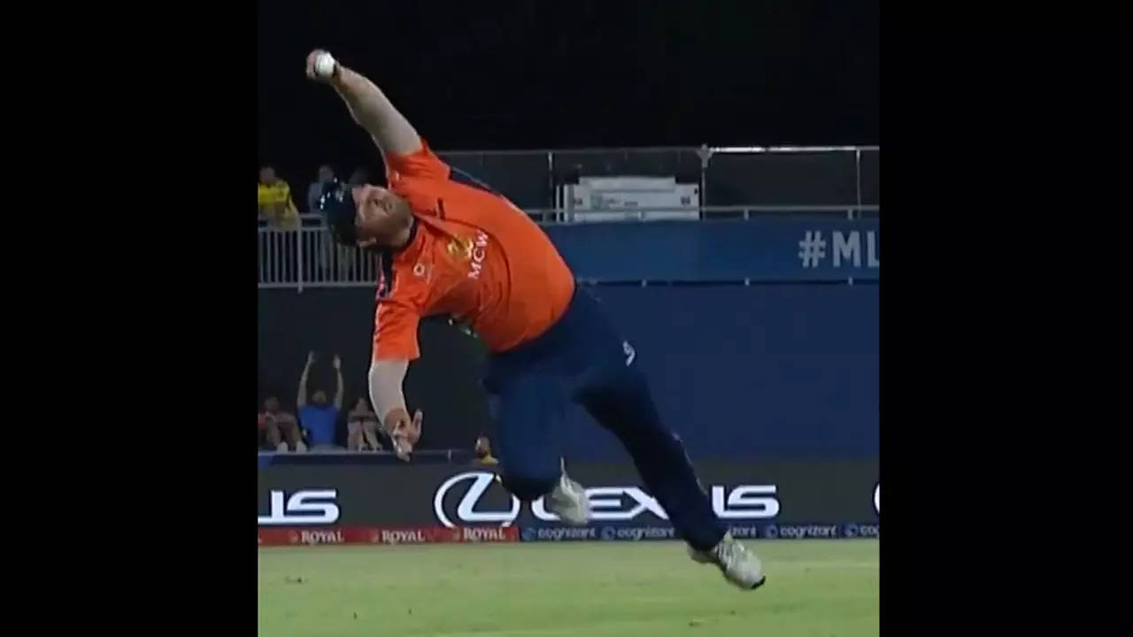 Corey Anderson’s stunning one-handed catch in MLC is not to be missed – Watch | Cricket News