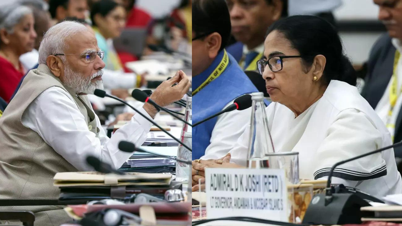 Mamata walks out, Nitish skips; PM sets eyes on Viksit Bharat: What happened at the 9th Niti Aayog meeting | India News Mamata walks out, Nitish skips; PM sets eyes on Viksit Bharat: What happened at the 9th Niti Aayog meeting | India News