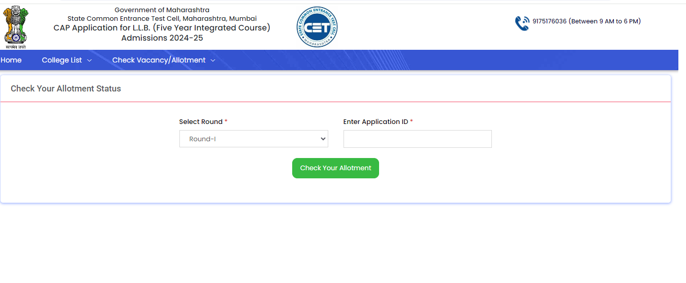 MH CET 5-Year LLB Counselling 2024 Round 1 Seat Allotment Result Out: Direct Links to Check and Other Details