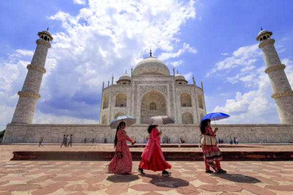 ‘Lord Shiv called me … ‘: Kanwariya attempts to offer ‘Gangajal’ at Taj Mahal | India News