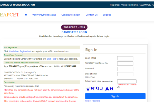 TS EAMCET 2024 Seat Allotment Result Round 2 Out: Check Direct Link and More Details