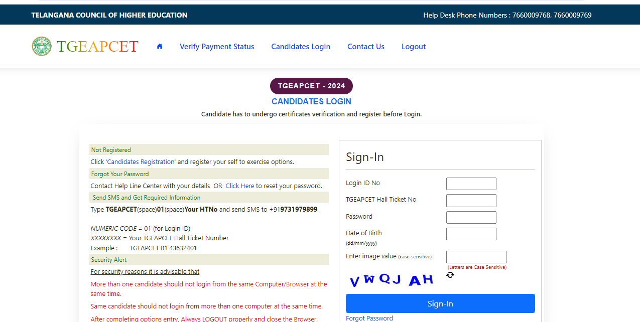 TS EAMCET 2024 Seat Allotment Result Round 2 Out: Check Direct Link and More Details TS EAMCET 2024 Seat Allotment Result Round 2 Out: Check Direct Link and More Details