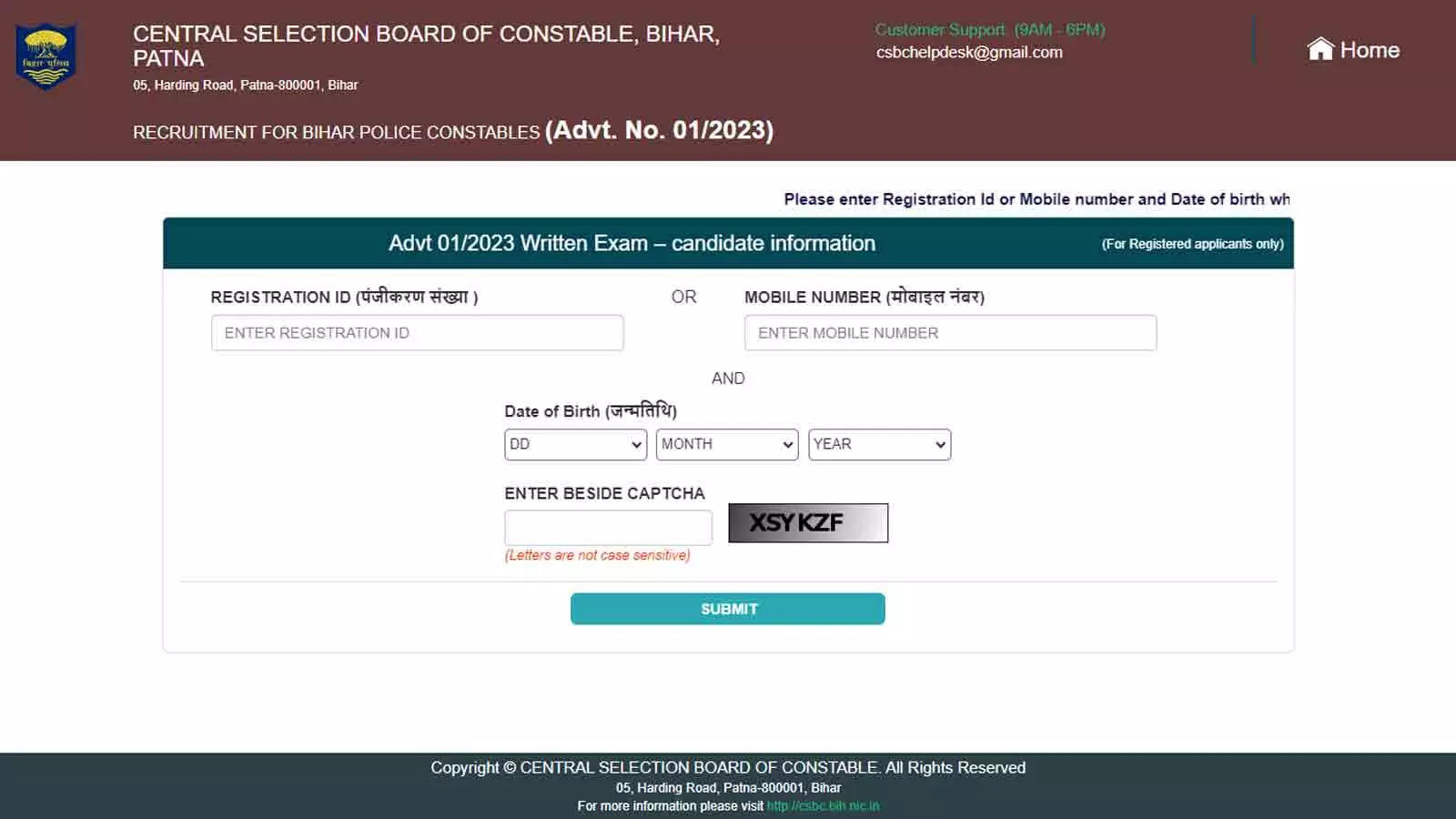 CSBC Bihar Police Constable Admit Card 2024 Released for August 7 Exam: Direct Link CSBC Bihar Police Constable Admit Card 2024 Released for August 7 Exam: Direct Link