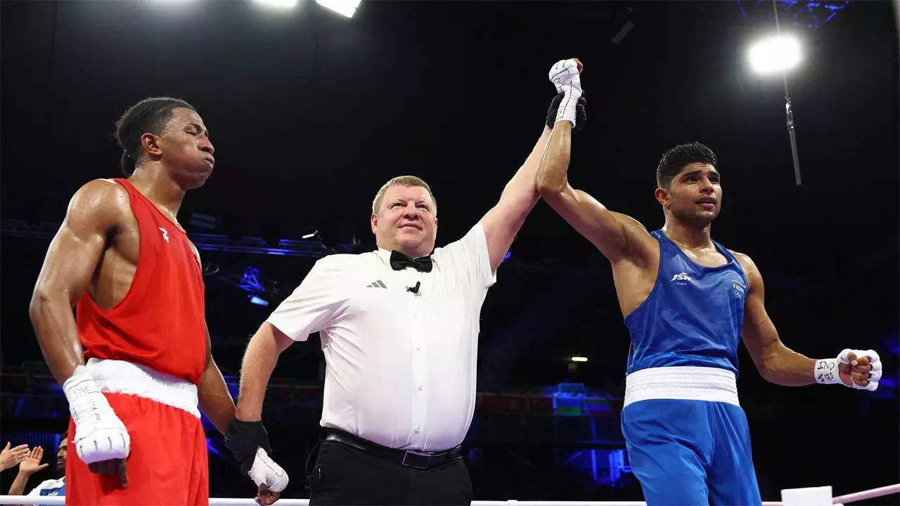 Boxer Nishant Dev enters quarterfinals of 71kg men’s boxing in Paris Olympics | Paris Olympics 2024 News
