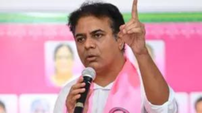 Former minister KTR and BRS MLAs evicted out of assembly by marshals | Hyderabad News