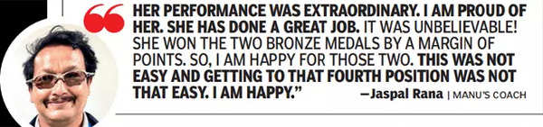 Manu Bhaker: Paris Olympics: How two below-par rounds cost double Olympic medallist Manu Bhaker historic treble | Paris Olympics 2024 News