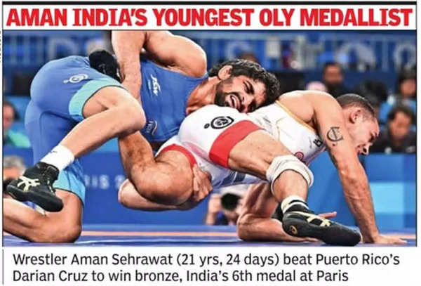 Aman Sehrawat: From darkness to blaze of bronze at Paris Olympics Aman Sehrawat: From darkness to blaze of bronze at Paris Olympics