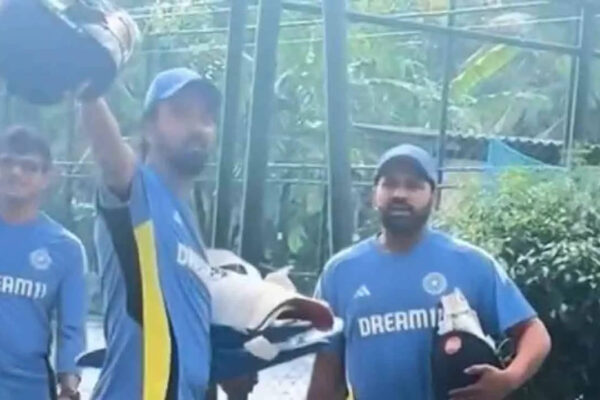 Watch: KL Rahul ‘worried over rain threat’, Rohit Sharma smiles it off | Cricket News