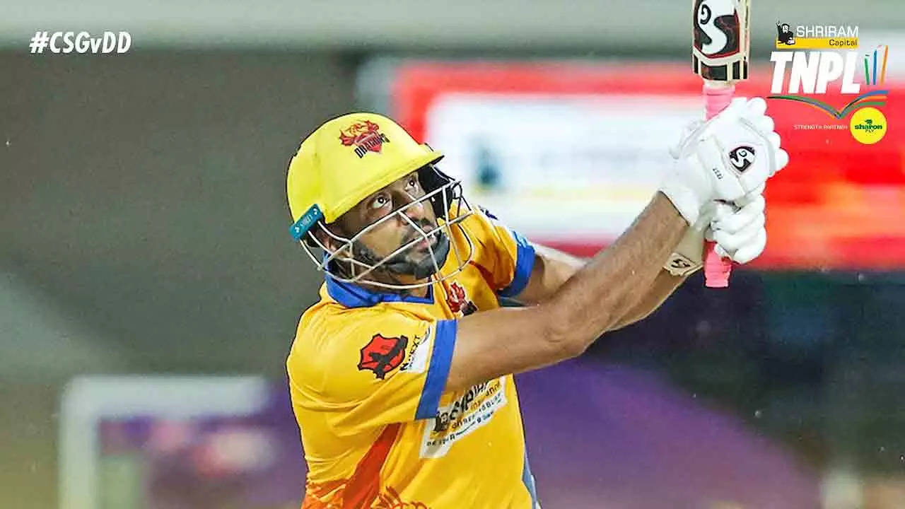 Watch: Ravichandran Ashwin’s batting blitzkrieg for Dindigul Dragons in TNPL | Cricket News Watch: Ravichandran Ashwin’s batting blitzkrieg for Dindigul Dragons in TNPL | Cricket News