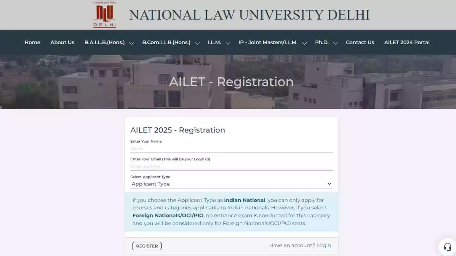 AILET 2025 Registration Begins at NLU Delhi: Check Direct Link Here