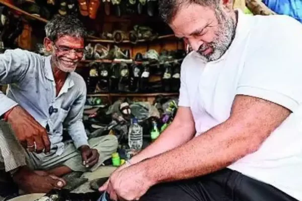 Cobbler rejects Rs 10 lakh offer for slippers stitched by Rahul Gandhi | India News