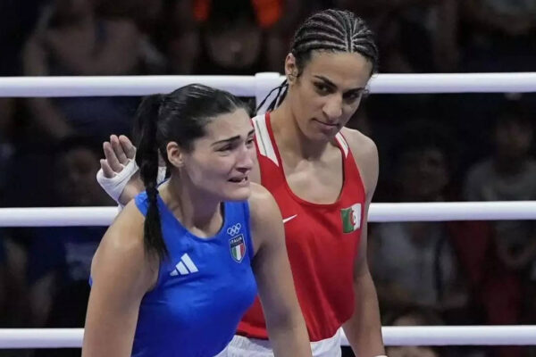 Watch: Opponent refuses to shake hands with ‘biological male’ Imane Khelif after 46-second loss | Paris Olympics 2024 News