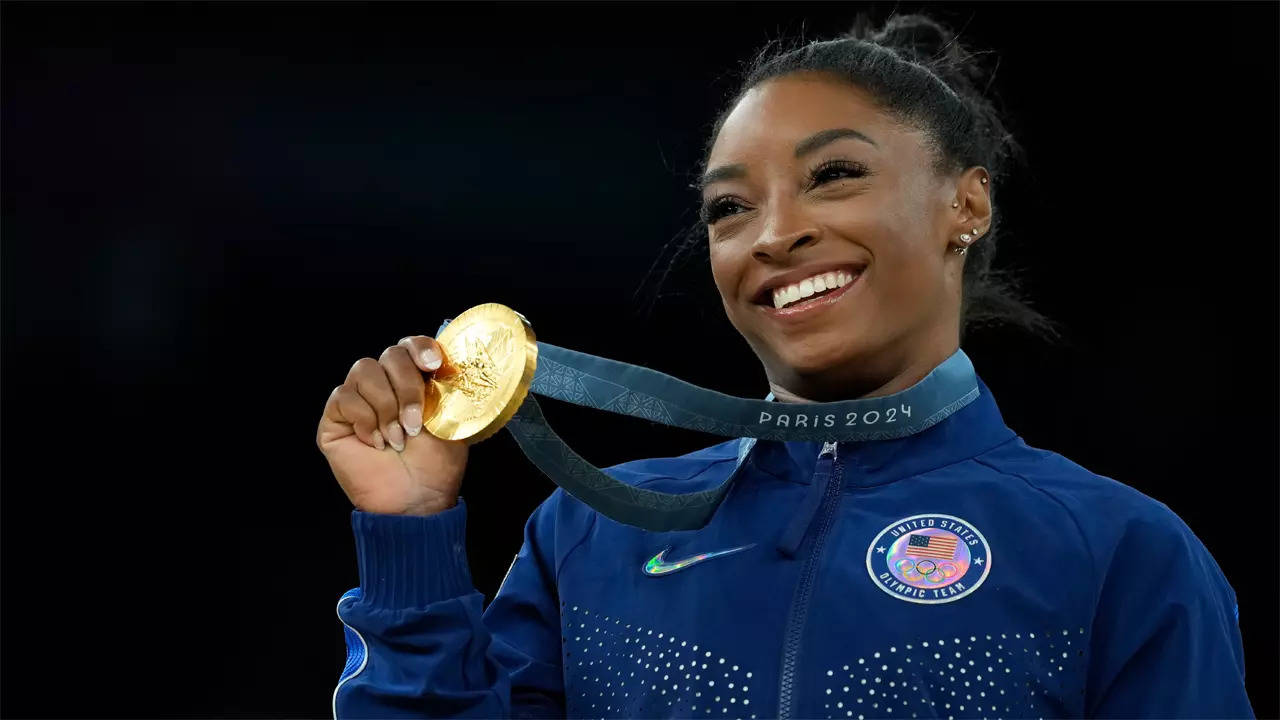 Simone Biles wins vault for third gymnastics gold of Paris Olympics | Paris Olympics 2024 News Simone Biles wins vault for third gymnastics gold of Paris Olympics | Paris Olympics 2024 News