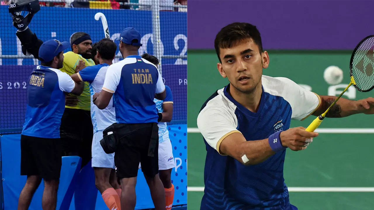 PR Sreejesh steers hockey team into Paris Olympics semis; Lakshya Sen remains in hunt for bronze | Paris Olympics 2024 News PR Sreejesh steers hockey team into Paris Olympics semis; Lakshya Sen remains in hunt for bronze | Paris Olympics 2024 News