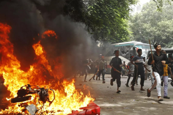 Nearly 100 die in anti-government stir in Bangladesh, hundreds more hurt