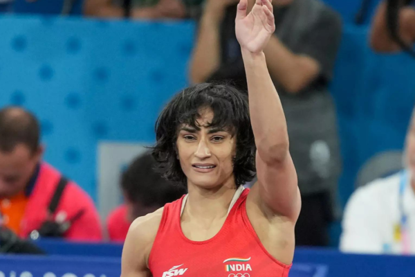 ‘Will the non-biological PM call her?’: Opposition attacks Modi government after Vinesh Phogat’s historic win | India News