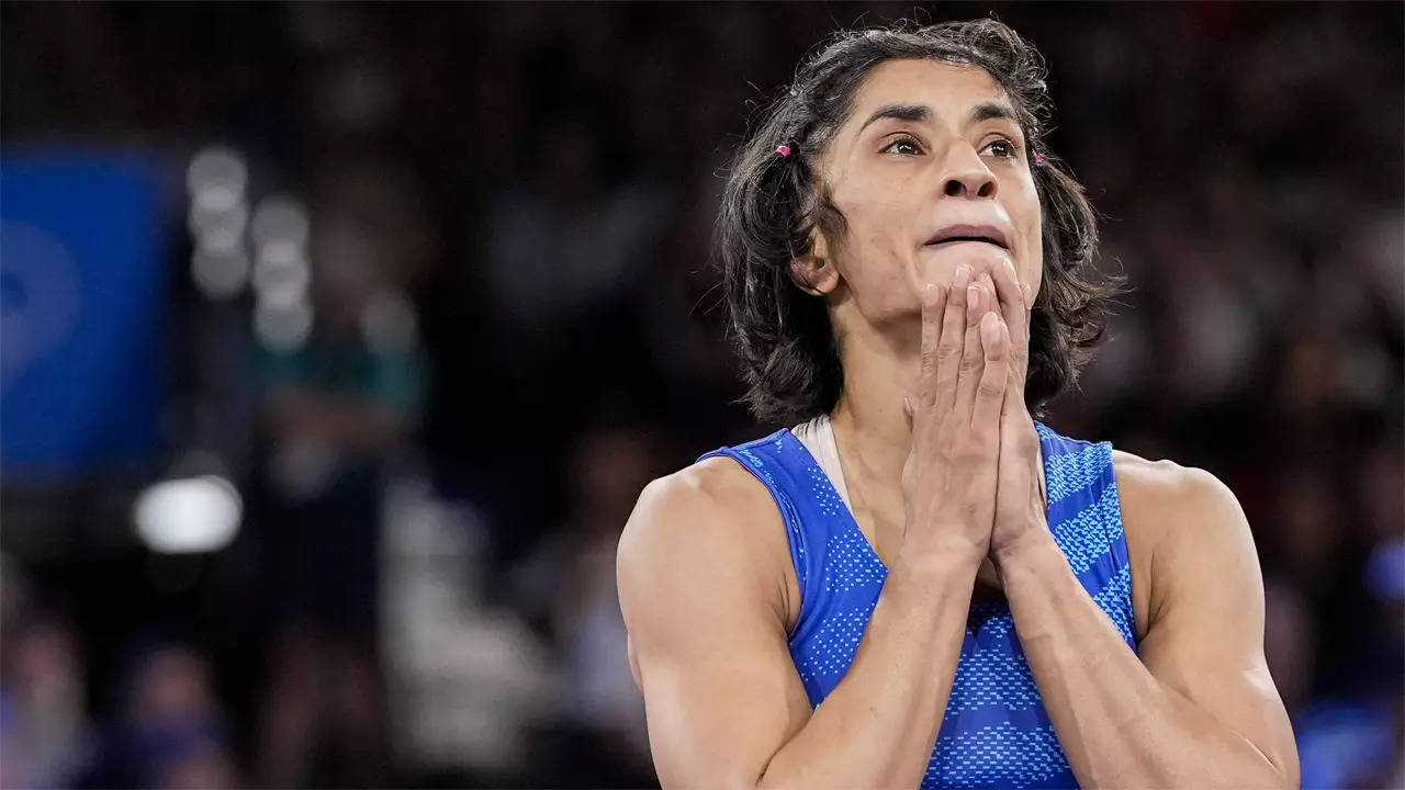 Vinesh Phogat hospitalised after disqualification from Paris Olympics: Reports | Paris Olympics 2024 News Vinesh Phogat hospitalised after disqualification from Paris Olympics: Reports | Paris Olympics 2024 News