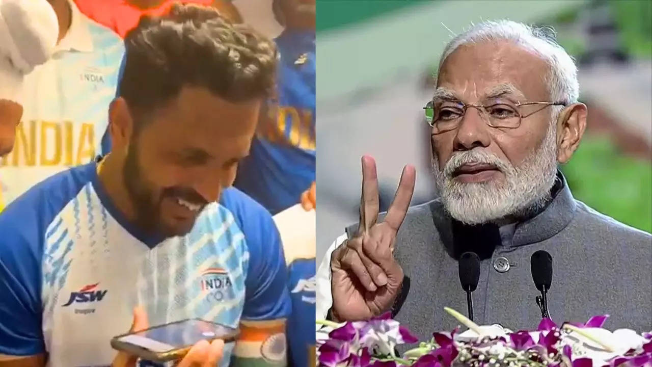 ‘Sarpanch Sahab’: PM Modi’s call evokes laughter in Team India’s dressing room after Olympic bronze. Watch | Paris Olympics 2024 News