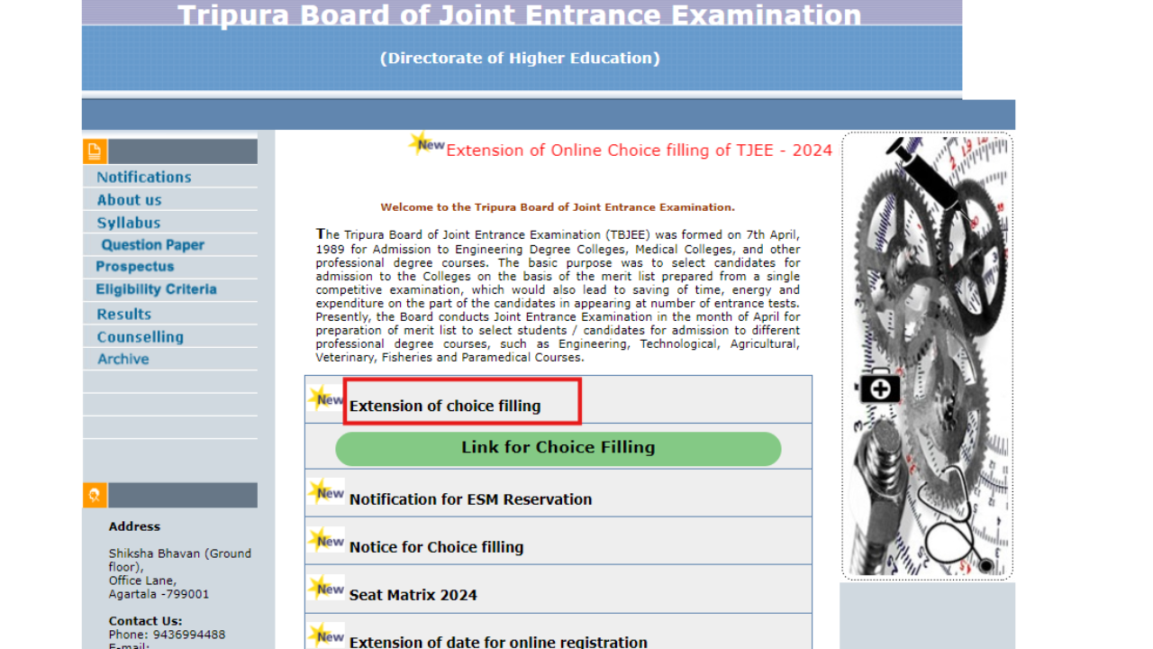 TJEE Counselling 2024: Choice-filling deadline extended; check last date and direct link here TJEE Counselling 2024: Choice-filling deadline extended; check last date and direct link here