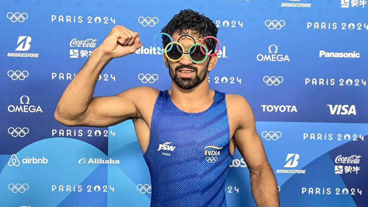Aman Sehrawat: ‘Still can’t believe that I have won a medal for the country’: Aman Sehrawat after winning bronze at Paris Olympics | Paris Olympics 2024 News Aman Sehrawat: ‘Still can’t believe that I have won a medal for the country’: Aman Sehrawat after winning bronze at Paris Olympics | Paris Olympics 2024 News
