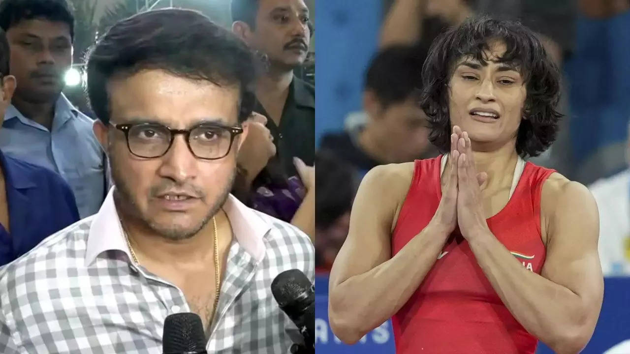 ‘Vinesh Phogat deserves the silver medal at least’: Sourav Ganguly | Paris Olympics 2024 News ‘Vinesh Phogat deserves the silver medal at least’: Sourav Ganguly | Paris Olympics 2024 News