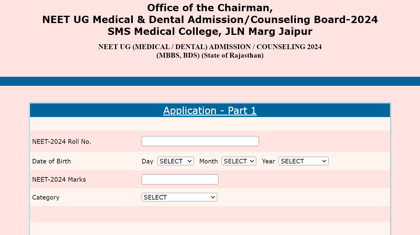 Rajasthan NEET UG Counselling 2024 Round 1 Registration begins at rajugneet2024.org: Link to apply, counselling schedule here Rajasthan NEET UG Counselling 2024 Round 1 Registration begins at rajugneet2024.org: Link to apply, counselling schedule here