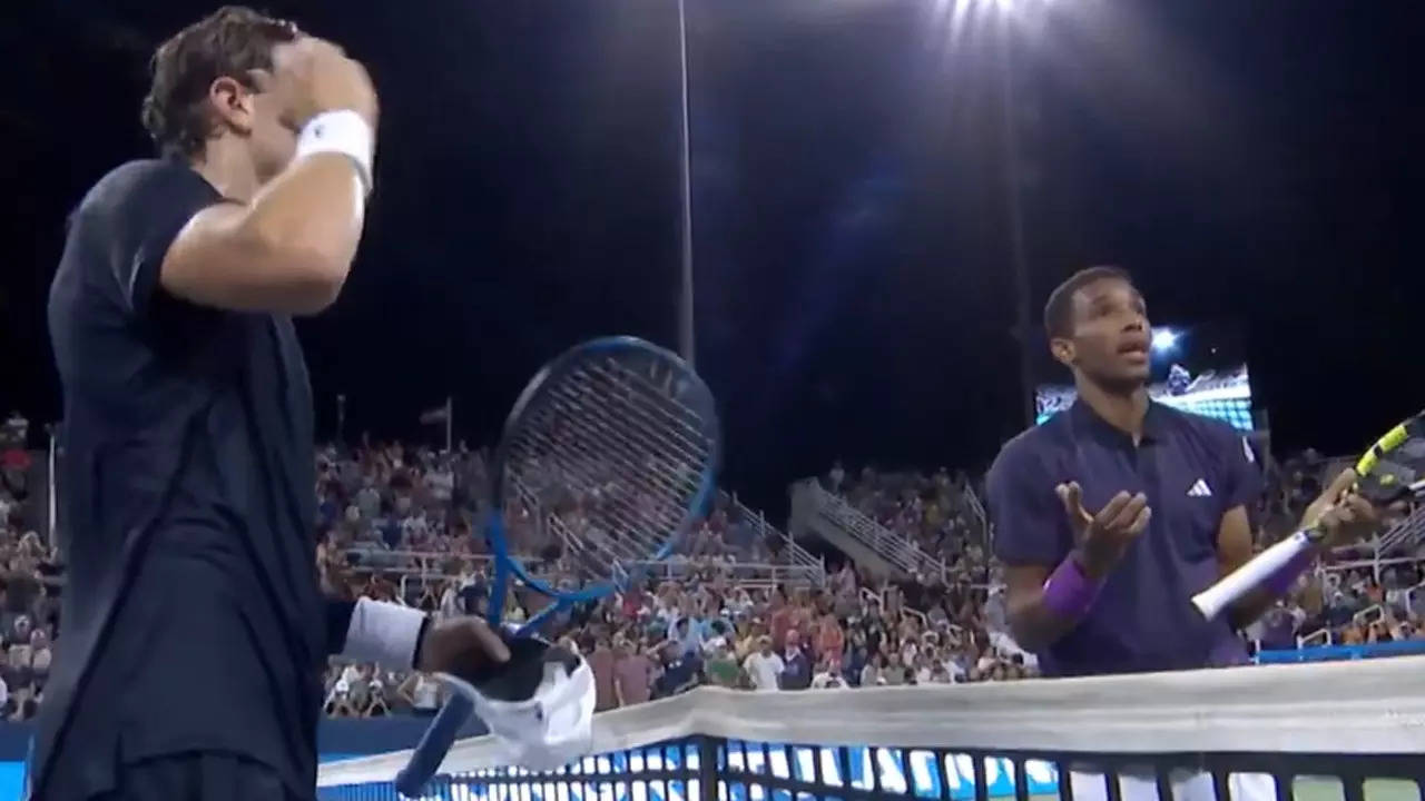 Match point drama! Controversial call takes Jack Draper through to Cincinnati Open quarters, Felix Auger-Aliassime exits in disbelief | Tennis News Match point drama! Controversial call takes Jack Draper through to Cincinnati Open quarters, Felix Auger-Aliassime exits in disbelief | Tennis News