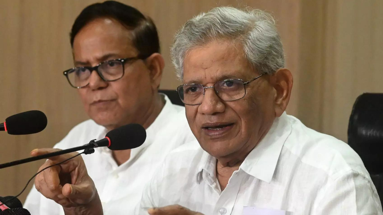 CPM leader Sitaram Yechury admitted to AIIMS ICU due to pneumonia | India News CPM leader Sitaram Yechury admitted to AIIMS ICU due to pneumonia | India News