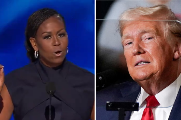 Michelle Obama takes direct aim at Trump in DNC Speech: ‘Who’s going to tell him this might be one of those black jobs?’ Michelle Obama takes direct aim at Trump in DNC Speech: ‘Who’s going to tell him this might be one of those black jobs?’