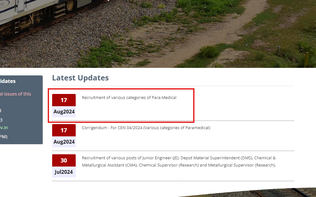 RRB paramedical recruitment 2024: Application window open for 1376 posts, check vacancy details, eligibility, and more RRB paramedical recruitment 2024: Application window open for 1376 posts, check vacancy details, eligibility, and more