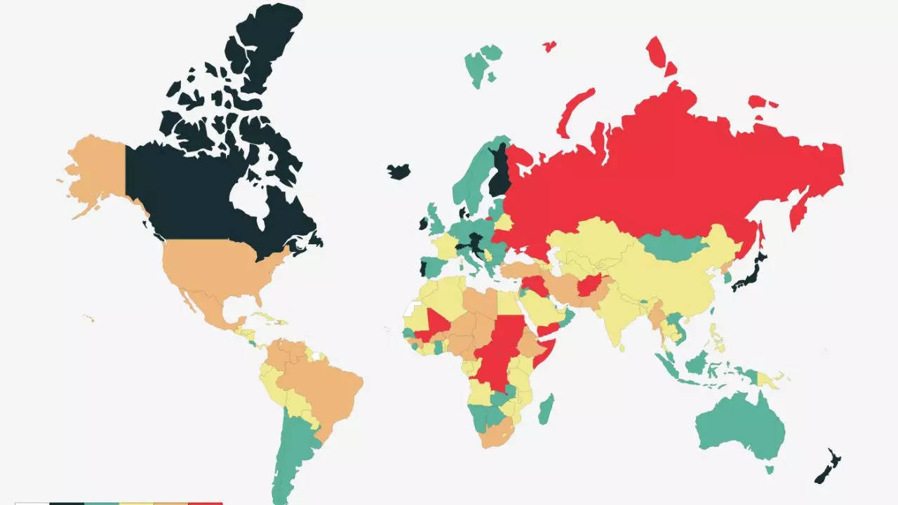 World’s most dangerous countries in 2024 | World News World’s most dangerous countries in 2024 | World News