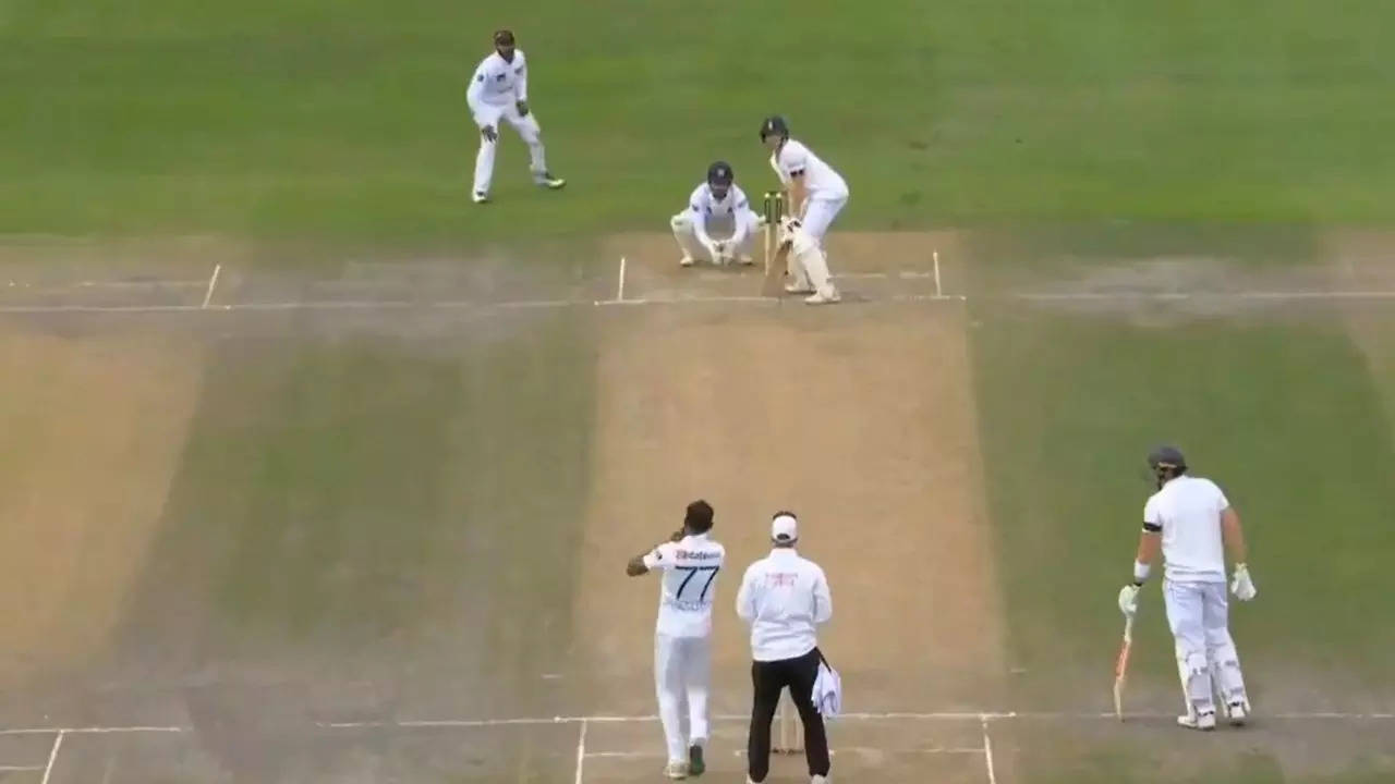 Watch: Prabath Jayasuriya sparks Shane Warne’s ‘Ball of the Century’ memory with Harry Brook dismissal Watch: Prabath Jayasuriya sparks Shane Warne’s ‘Ball of the Century’ memory with Harry Brook dismissal